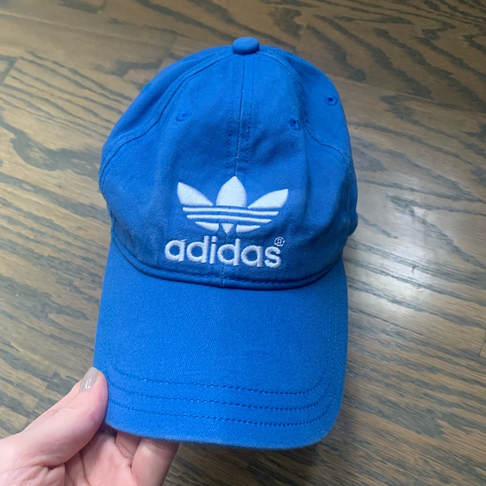 Blue adidas ball cap